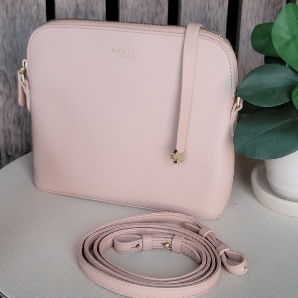 Radley London Pink Crossbody Bag with Structured Design